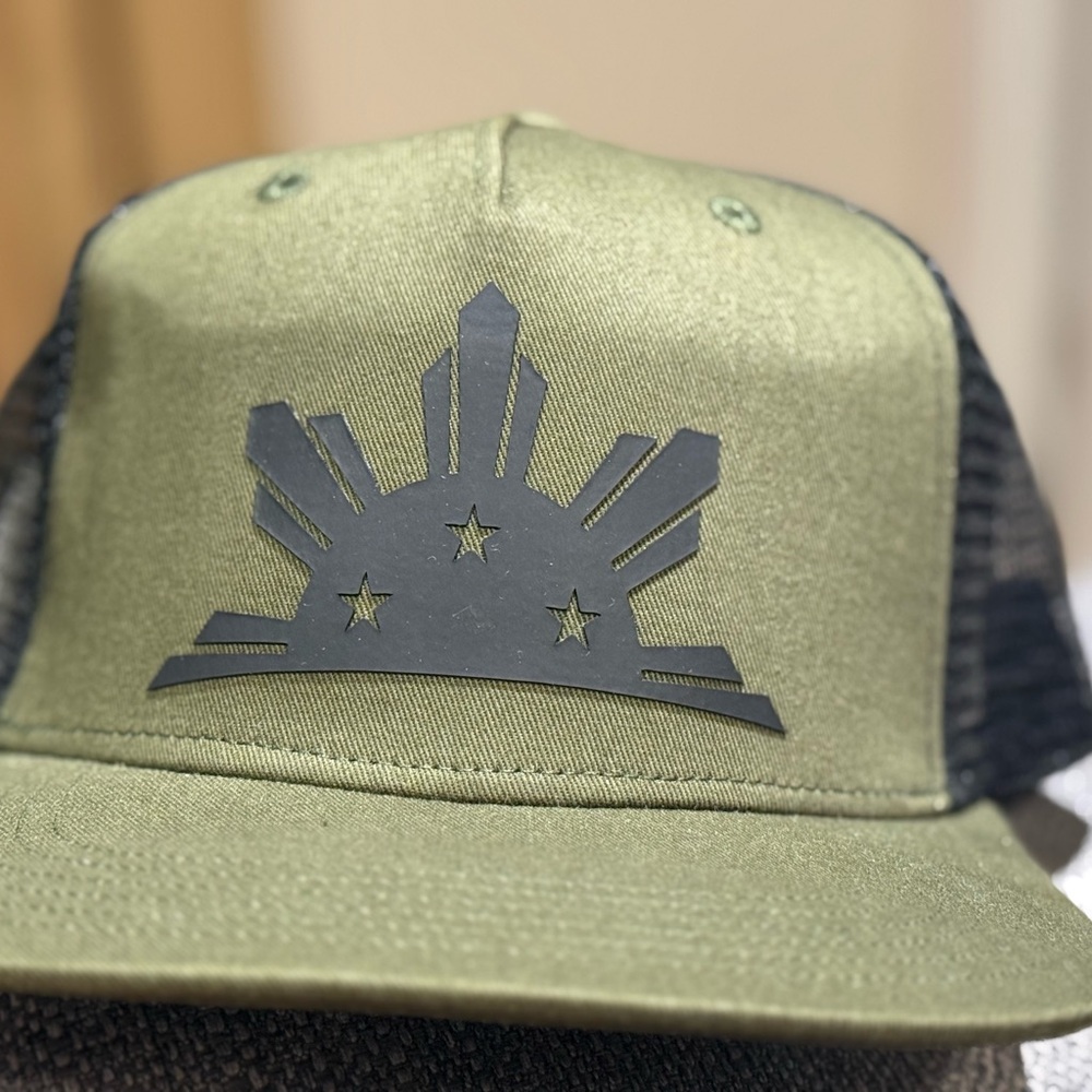 Green and Black Trucker Hat